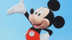 Mickey Mouse, Lovely Cartoon, Classic, Blue Backfground wallpaper thumb
