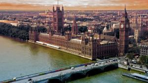 London Big Ben Bridge Ocean Buildings HD wallpaper thumb
