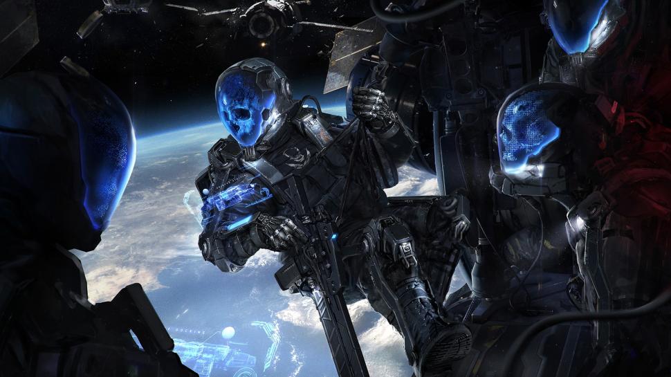 Futuristic, Military, Science Fiction, Space wallpaper,futuristic HD wallpaper,military HD wallpaper,science fiction HD wallpaper,1920x1080 wallpaper