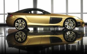 Mercedes Slk Class - Mc Laren - Gold Edition wallpaper thumb