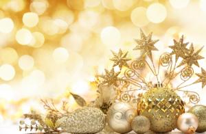 christmas decorations, gold, new year, decoration, mood wallpaper thumb
