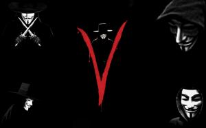 V for Vendetta Black HD wallpaper thumb