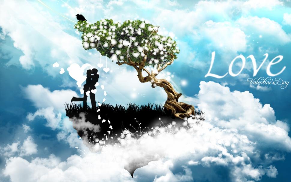 Lovers on an island wallpaper,couple HD wallpaper,Kiss HD wallpaper,love HD wallpaper,island HD wallpaper,tree HD wallpaper,valentine's day HD wallpaper,holidays HD wallpaper,2560x1600 HD wallpaper,4k love HD wallpaper,2880x1800 wallpaper