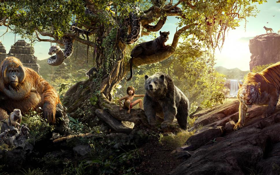 The Jungle Book 2016 Movie wallpaper,The Jungle Book HD wallpaper,2880x1800 wallpaper