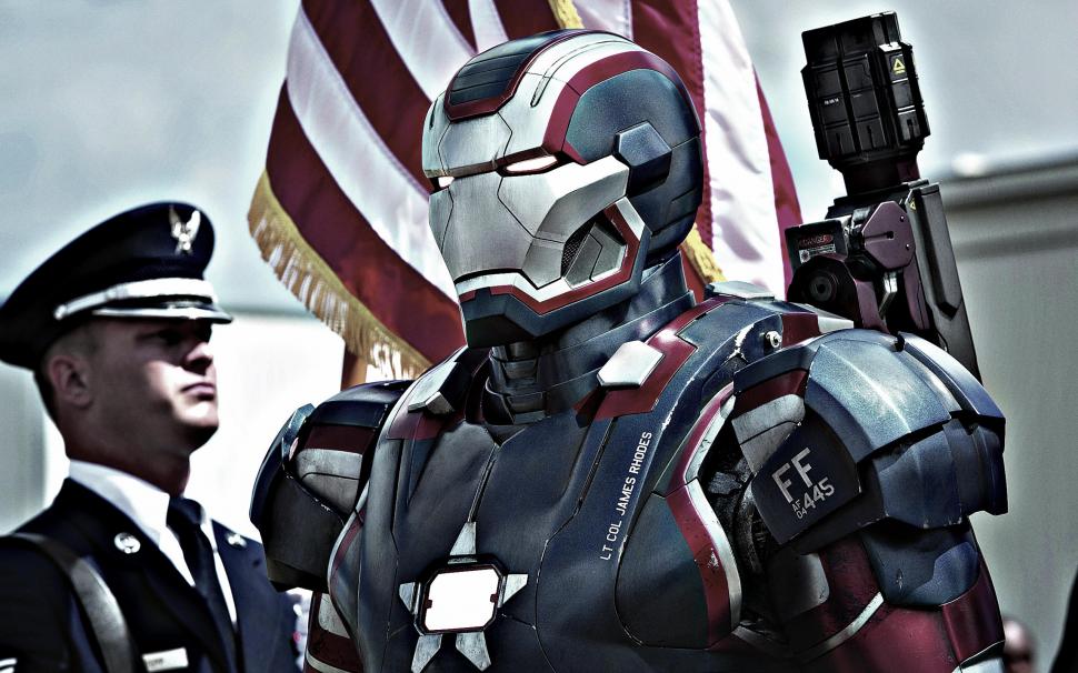Iron Patriot in Iron Man 3 wallpaper,iron HD wallpaper,patriot HD wallpaper,2560x1600 wallpaper