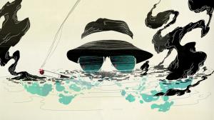Fear and Loathing in Las Vegas Cigarette Smoking Sunglasses Abstract HD wallpaper thumb