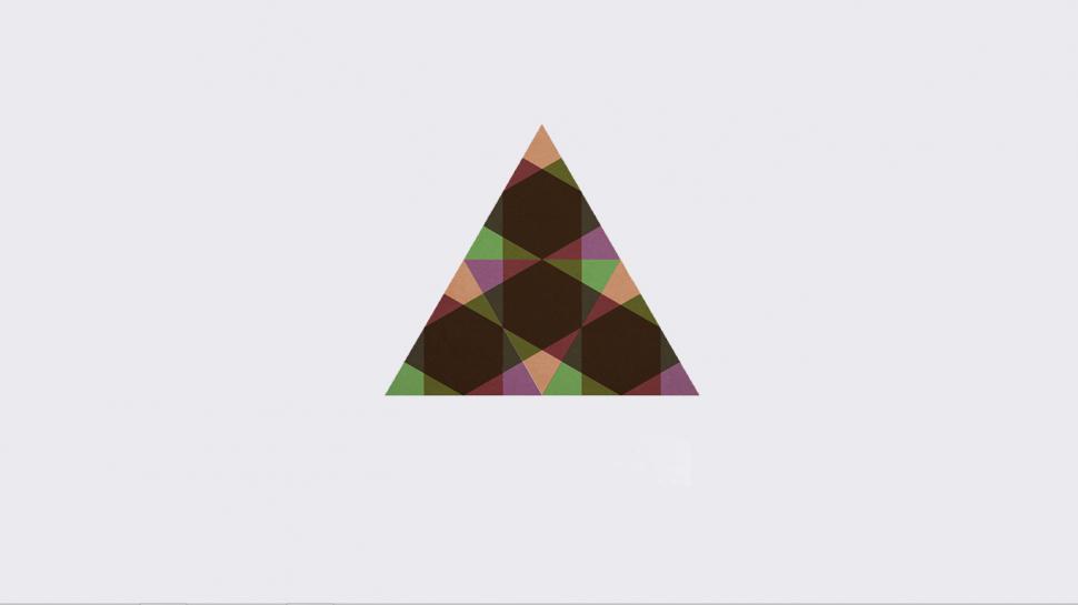 Triangle Abstract HD wallpaper,abstract wallpaper,digital/artwork wallpaper,triangle wallpaper,1366x768 wallpaper