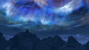 The Elder Scrolls V: Skyrim, Video Games, Aurorae, Sky, Mountain wallpaper thumb