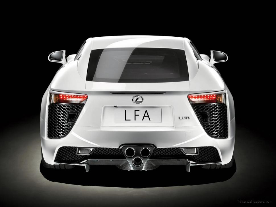 2011 Lexus LFA Rear wallpaper,2011 wallpaper,rear wallpaper,lexus wallpaper,cars wallpaper,1600x1200 wallpaper