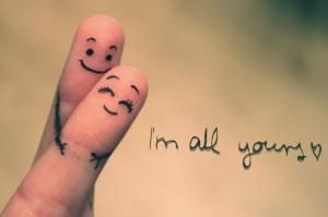 Funny i am all yours love wallpaper thumb