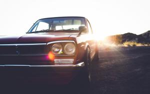 Nissan Skyline GTR Classic Car Classic Sunlight HD wallpaper thumb