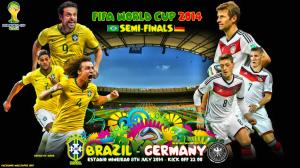 Brazil - Germany Semi-finals World Cup 2014 wallpaper thumb