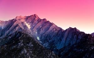 Alabama Hills, California, USA, mountain, snow, sunset, purple wallpaper thumb