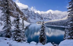 Amazing Winter Lake Free Widescreen s wallpaper thumb