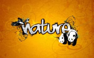 Nature theme design wallpaper thumb