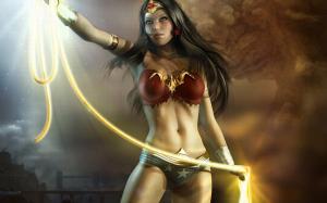 Wonder Woman DC Injustice HD wallpaper thumb