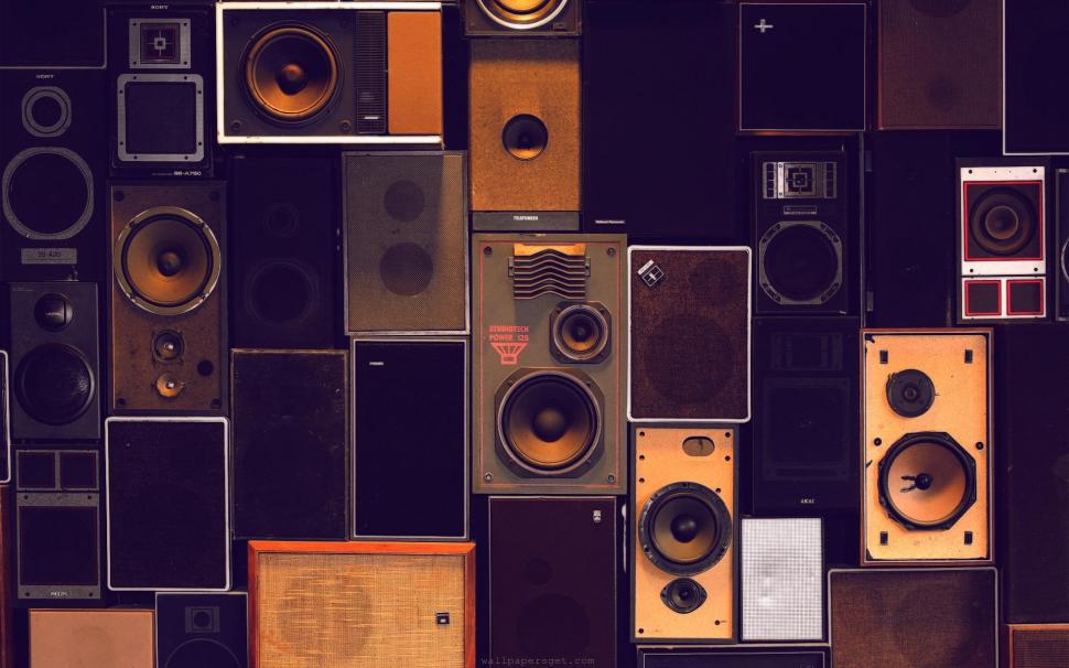 Collection Of Speakers wallpaper,electronics HD wallpaper,collection HD wallpaper,vintage HD wallpaper,speakers HD wallpaper,tunes HD wallpaper,artifacts HD wallpaper,music HD wallpaper,photography HD wallpaper,cones HD wallpaper,sound HD wallpaper,1920x1200 wallpaper