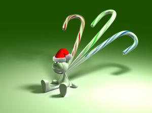 Funny Candy Cane  For Desktop wallpaper thumb