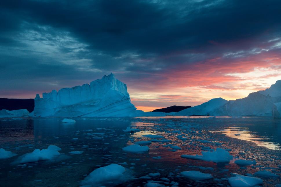 Greenland ice floes wallpaper,Greenland HD wallpaper,snow HD wallpaper,ice floes HD wallpaper,Sunset HD wallpaper,2048x1367 wallpaper