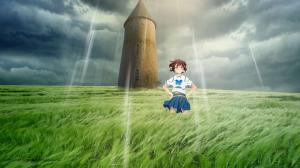 Anime With Windmill  Background wallpaper thumb