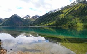Landscape, Nature, Siberia, Lake, Reflection, Mountain wallpaper thumb