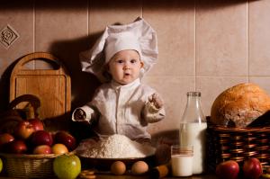 Happy Baby Chef  High Resolution Jpeg wallpaper thumb