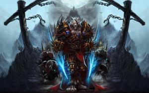 world of warcraft, worgen, character, arm, mountain wallpaper thumb