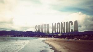 Santa Monica Beach Ocean HD wallpaper thumb