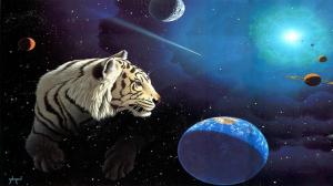 Space Tiger wallpaper thumb