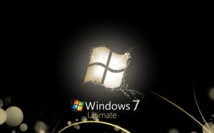 Black Windows 7 Ultimate wallpaper thumb