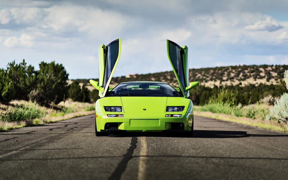Green Lamborghini supercar, doors open wallpaper,Green HD wallpaper,Lamborghini HD wallpaper,Supercar HD wallpaper,Doors HD wallpaper,Open HD wallpaper,1920x1200 wallpaper