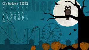 October 2012 Calendar wallpaper thumb