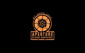 Aperture Portal Black HD wallpaper thumb