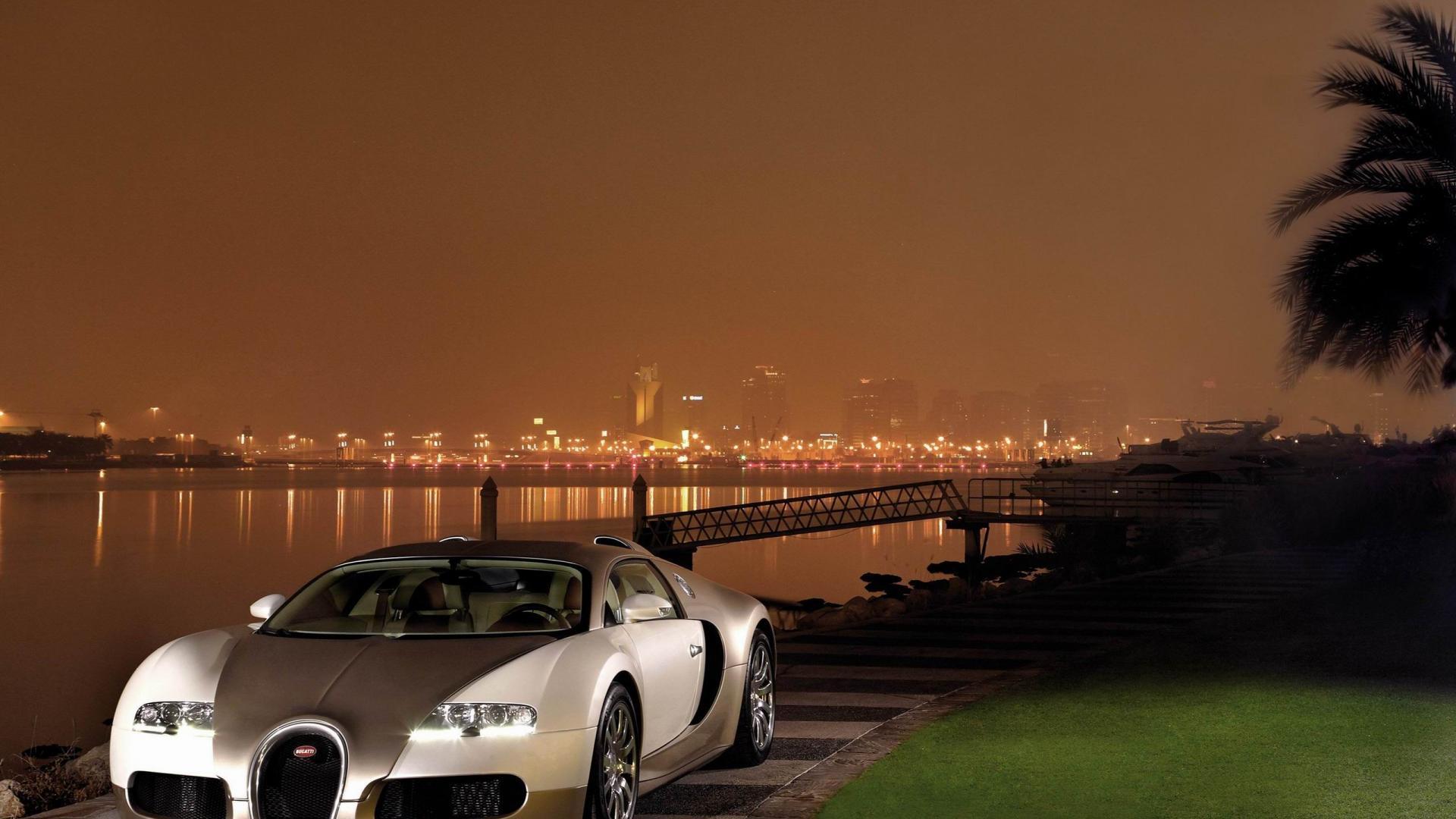 Gold Bugatti Veyron By The River wallpaper | cars | Wallpaper Better