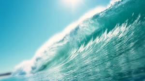 Sea Waves  For Desktop wallpaper thumb