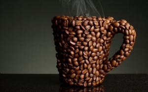 Coffee beans cup wallpaper thumb