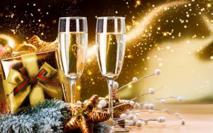 New Year Celebration Champagne2015 wallpaper thumb