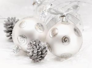 christmas decorations, balloons, couple, bumps, silver, holiday wallpaper thumb