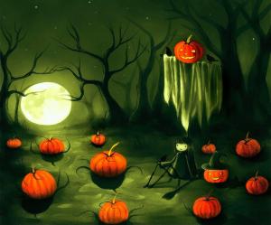 Spooky Pumpkins wallpaper thumb