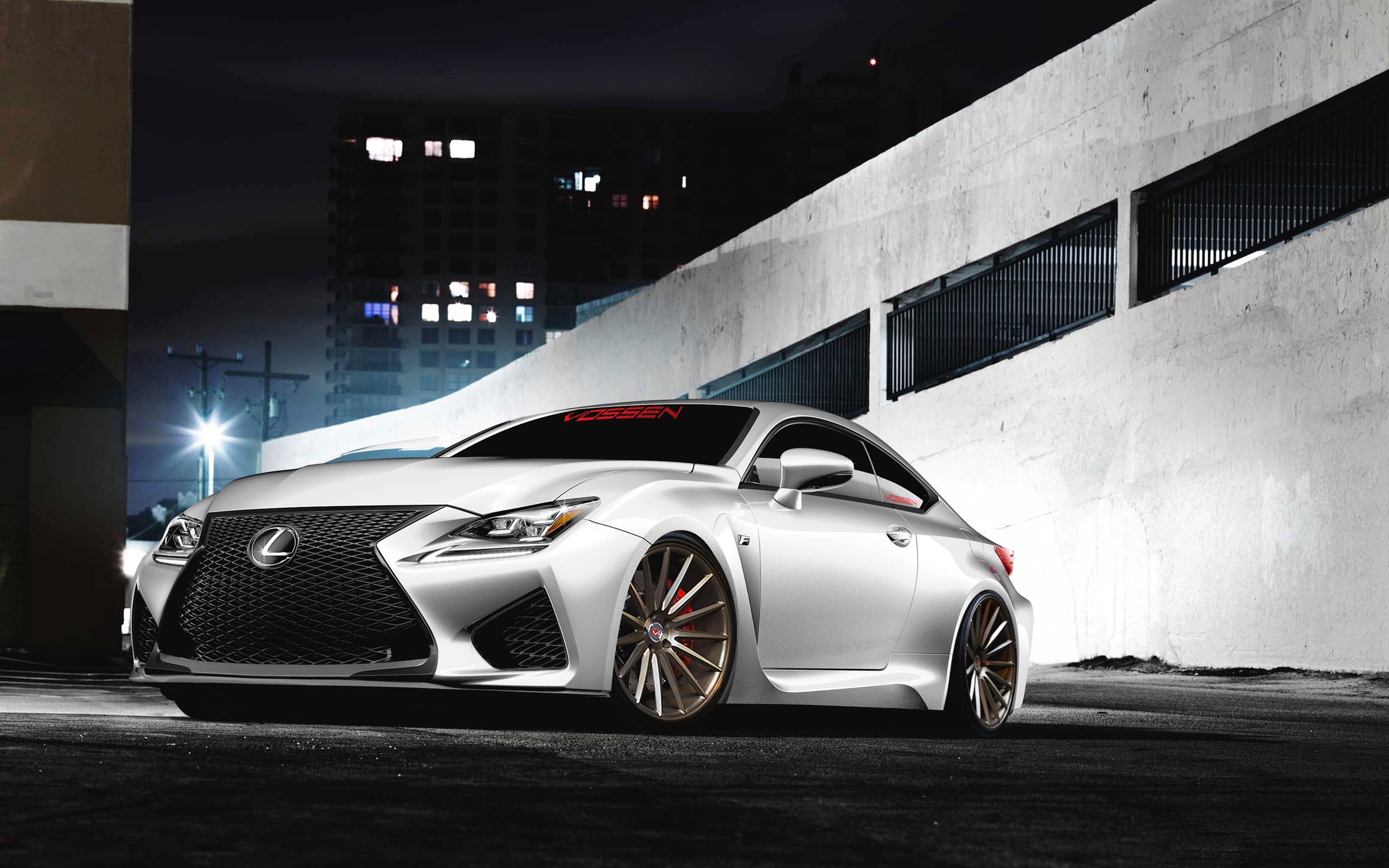 Lexus Rc F White Car Front View Wallpaper Cars Wallpaper Better