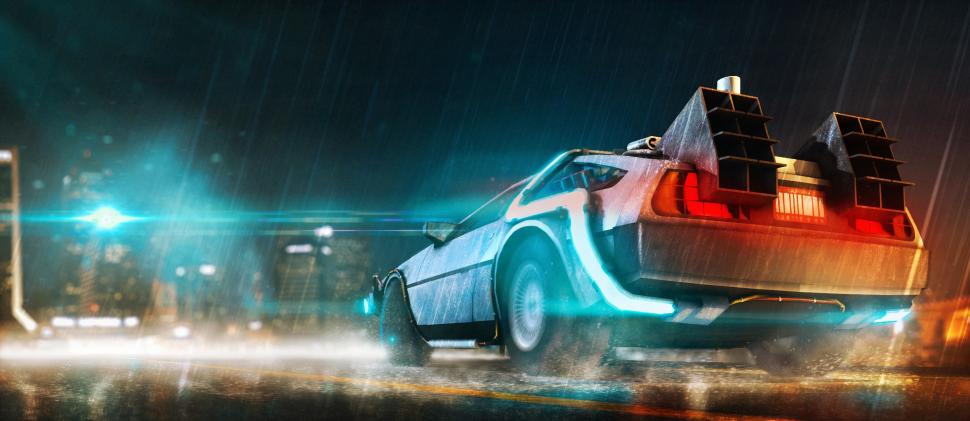 Back to the Future, movie wallpaper,Back to the Future HD wallpaper,delorean HD wallpaper,dmc HD wallpaper,car HD wallpaper,Movie HD wallpaper,wallpaper HD wallpaper,2487x1080 wallpaper
