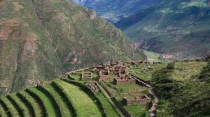 Inac Ruins In Pisac Peru wallpaper thumb