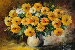 Painting Flowers Vase Bouquet HD Pictures wallpaper thumb