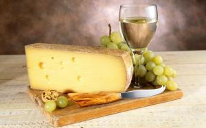 Wine and cheese wallpaper thumb