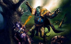 World of Warcraft Fight wallpaper thumb