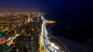 Amazing Chicago Night View wallpaper thumb