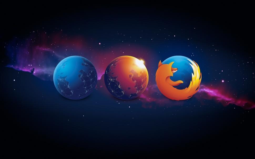 Firefox Planet wallpaper,firefox HD wallpaper,planets HD wallpaper,hi tech HD wallpaper,tech HD wallpaper,1920x1200 wallpaper