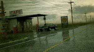 Dodge Charger At A Gas Station In The Rain wallpaper thumb