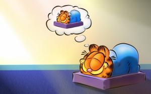 Cartoon star Garfield wallpaper thumb