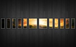 Sunset Wood Panels High Resolution Pictures wallpaper thumb